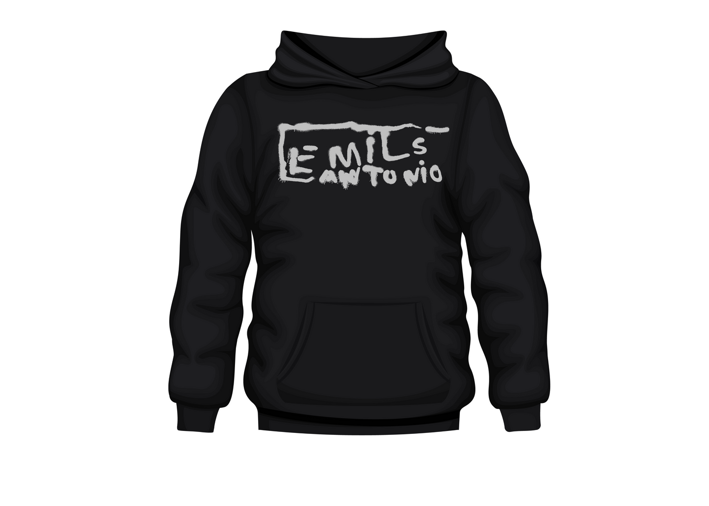 Emil Antonio Inspirational Hooddie | Black