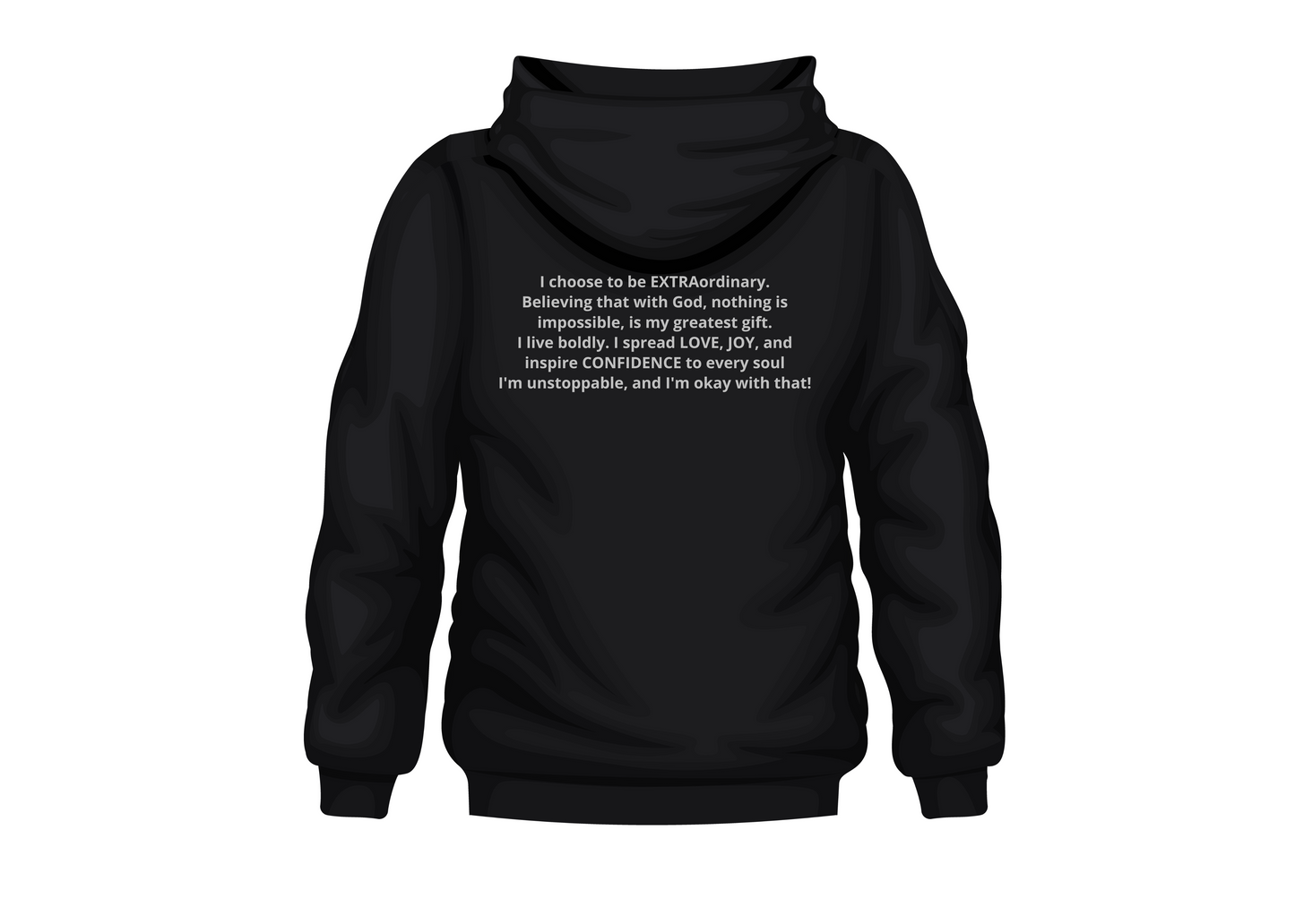 Emil Antonio Inspirational Hooddie | Black