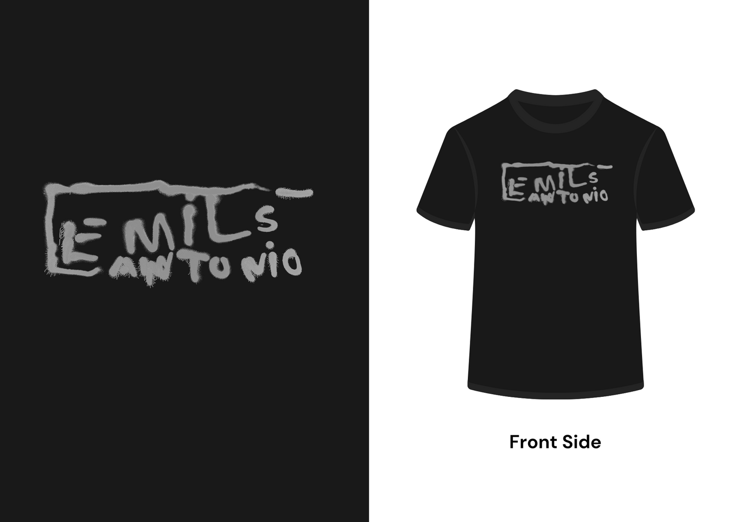 Emil Antonio Inspirational Tee | Black