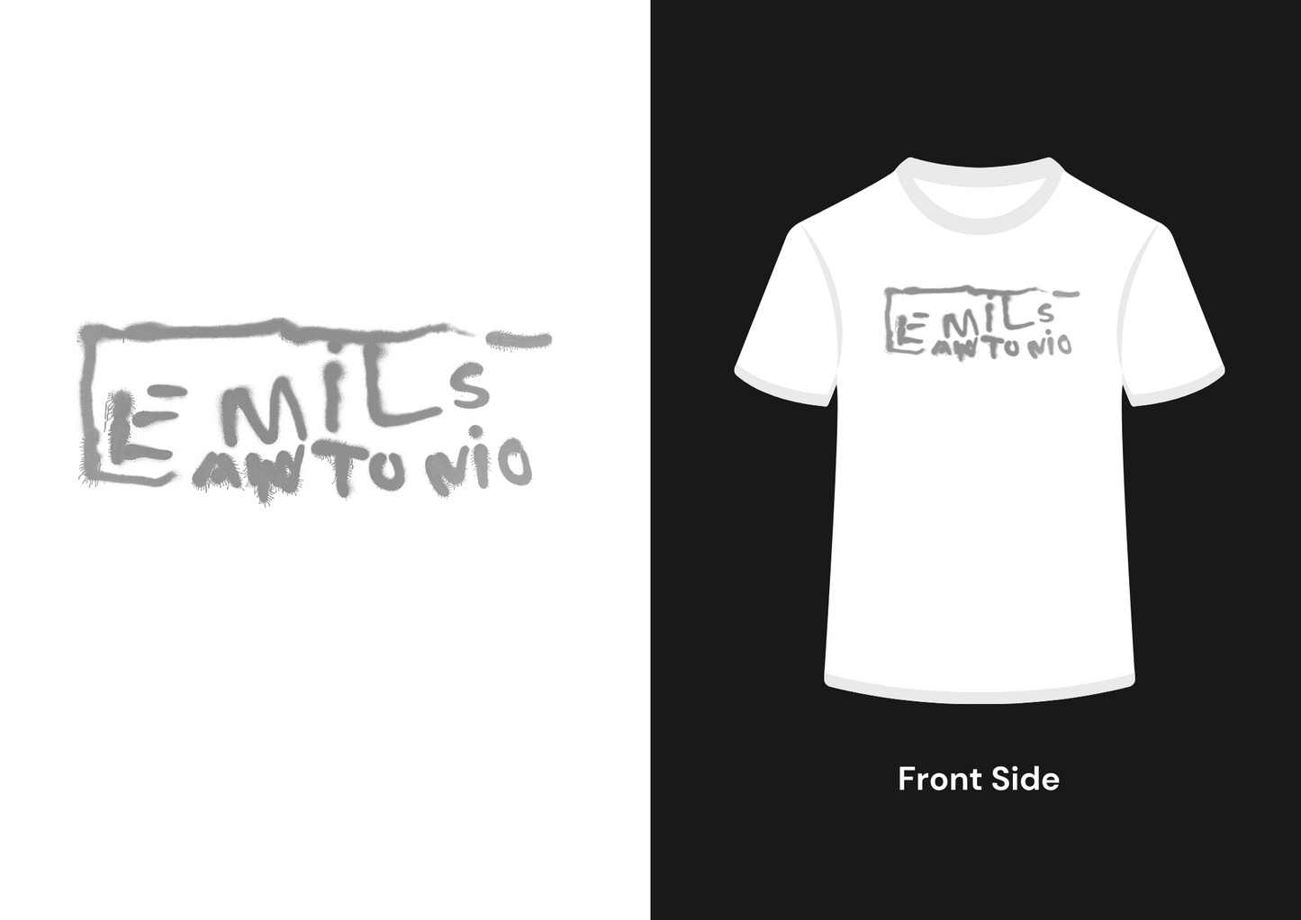 Emil Antonio Inspirational Tee | White