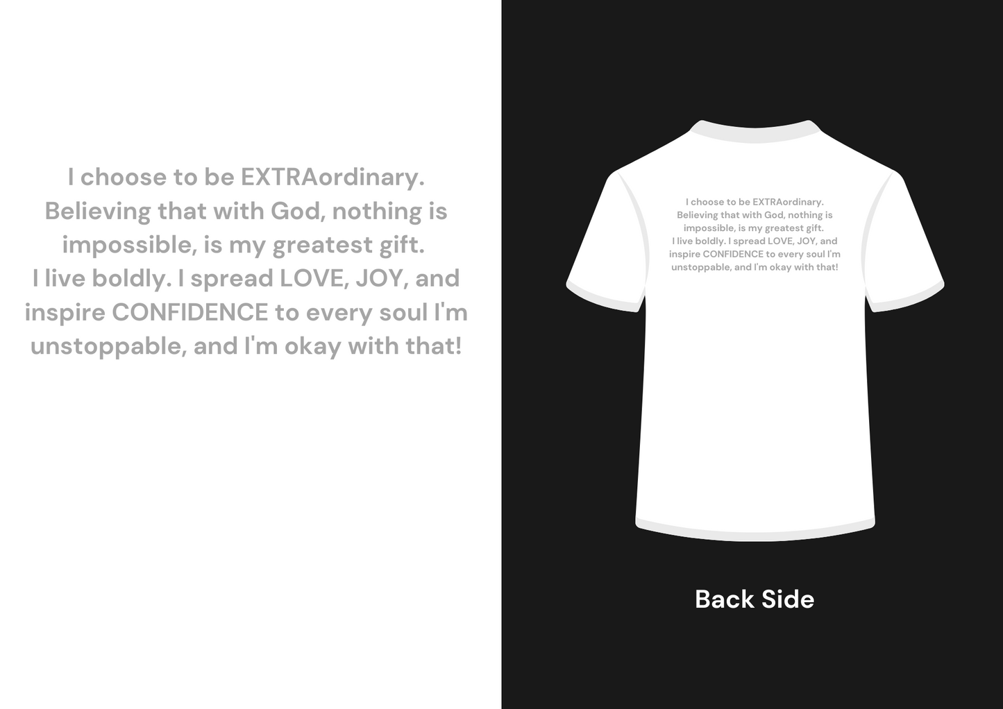 Emil Antonio Inspirational Tee | White